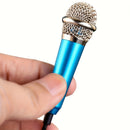 Micrófono mini con conector de 3.5 mm, portátil, ideal para grabación de voz, entrevistas, karaoke, juegos, videoconferencias y transmisiones en vivo, compatible con celulares, computadoras, laptops y tabletas - No requiere batería