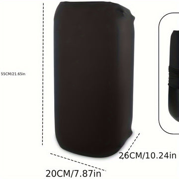 Funda protectora negra resistente a rayones para altavoz JBL Partybox 100/110/Club 120, con cierres seguros, lavable a máquina, para sistemas de sonido portátiles, equipos de DJ y presentaciones en vivo, cubierta duradera para altavoces