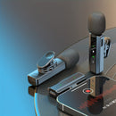 Microfono sin varillas Lavalier Profesional con Cancelación de Ruido, Grabación USB-C y Clip de Un Toque - Antiviento, Recargable para Vlogging e Intervenciones, Diseño Compacto con Receptor para Streaming y Equipamiento de Vlog