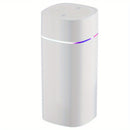 Humidificador ultrasónico USB de 600ml, doble niebla, funcionamiento silencioso, plástico, para hogar, oficina, dormitorio, compatible con aceites esenciales para aromaterapia, ≤36V
