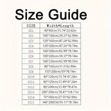 Alfombra de Área Suave y Esponjosa de Lujo para Sala de Estar y Dormitorio - Alfombra de Poliéster Antideslizante y Plush para Decoración del Hogar