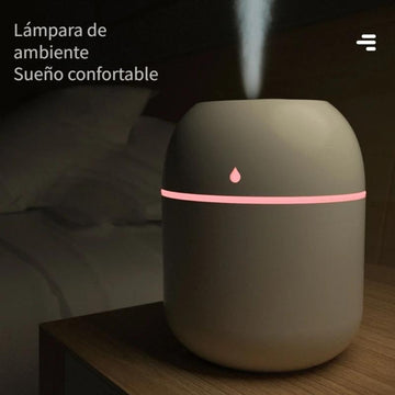 Humidificador Portátil USB de 220ml - Silencioso, Ideal para Coches, Residencias Universitarias y Dormitorios | Mejora el Estado de Ánimo y Hidrata la Piel | Elección de Regalo Perfecta
