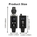 Sistema de Monitoreo Intrauditivo sin varillas LMBGM con 1 Canal y Auriculares Tipo Bodypack para Escenario, Estudio, Actuaciones, Karaoke y Otros Escenarios