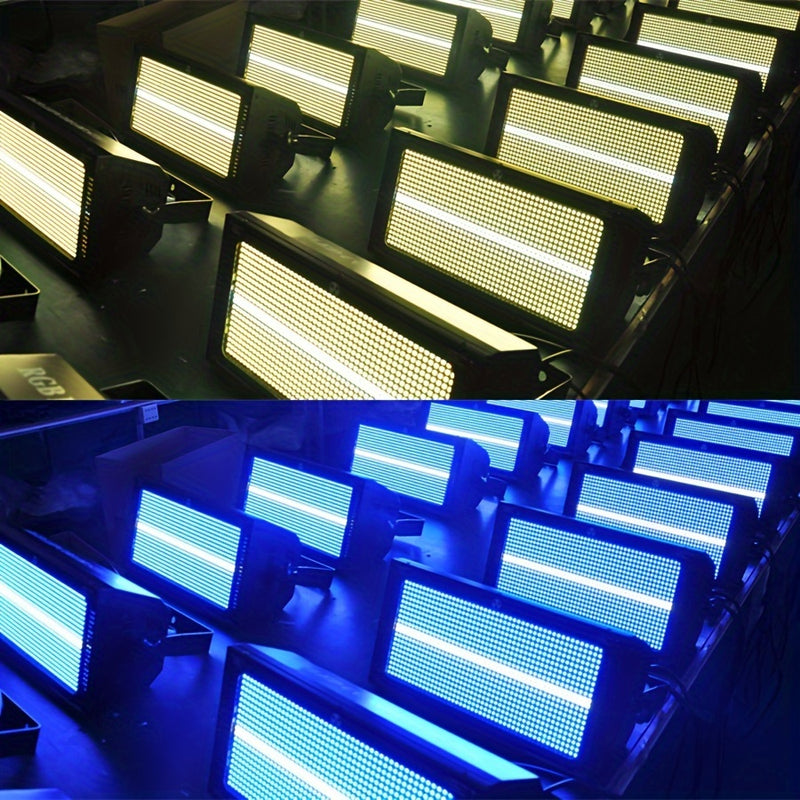 Luces LED para escenario, 8+8 RGB, estroboscópicas, para lavado de autos, marco de luces intermitentes, iluminación de fondo selectiva