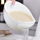 1 pza./2pcs/3pcs Cesta de lavado multifuncional para cocina - Escurrir agua, lavar arroz, perfecta para limpiar verduras y frutas, y más con características convenientes - Ideal para diversos usos y usuarios, accesorios de cocina