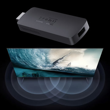 LOONGYU I96 D6 TV Stick, 4K Ultra HD Android TV Stick - Allwinner H313 Quad-Core, Android 10.0, 1GB RAM, 8GB Almacenamiento | WiFi Dual-Band 2.4G/5G | Decodificación H.265 4K@60fps | Plug & Play HD con Control Remoto Incluido