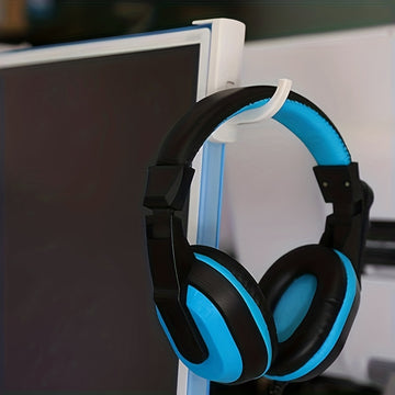 1 Gancho Para Auriculares, Gancho Lateral Para Auriculares, Gancho Adhesivo Fuerte Para Auriculares, Soporte Para Exhibición De Almacenamiento Para Colgar Auriculares, Ahorro De Espacio Para Dormitorio, Estudio, Oficina, Etc.