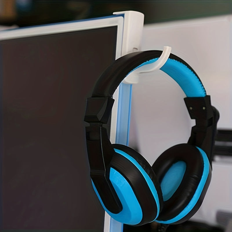 1 Gancho Para Auriculares, Gancho Lateral Para Auriculares, Gancho Adhesivo Fuerte Para Auriculares, Soporte Para Exhibición De Almacenamiento Para Colgar Auriculares, Ahorro De Espacio Para Dormitorio, Estudio, Oficina, Etc.