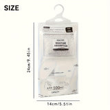 Paquete de 5 Bolsas Deshumidificantes Grandes, 500g Absorbente de Humedad para Ropa, Deshumidificador Sin Electricidad para Armario y Hogar, Control de Humedad, Bolsa Absorbente sin Suministro Eléctrico