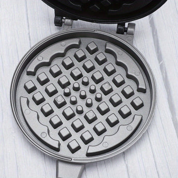 Plancha de waffles de aleación de aluminio de alta calidad con cocción rápida y sellado automático de bordes - Fácil limpieza, bandejas extraíbles para cocción eficiente, perfecta para la cocina de casa, horneado de waffles