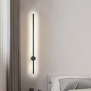 1pc Luz de Pared Lineal LED Giratoria Moderna, Regulable y Semienterrada, Pantalla Metálica, Incluye Herrajes de Instalación, Adecuada para Dormitorio, Balcón, Restaurantes, Escaleras, Hoteles, Centros Comerciales, Bares - No Requiere Batería