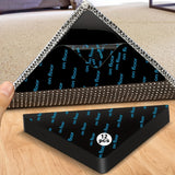 1/8/12/16pcs Cinta de alfombra, alfombras antideslizantes para pisos de madera dura y baldosas, cinta de alfombra reutilizable para alfombras, adhesivos de alfombra de doble cara para mantener las esquinas planas