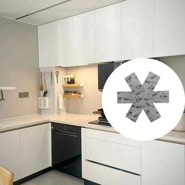 Juego de 3 protectores de sartenes de nailon - Separadores de utensilios de cocina, divisores de ollas y sartenes resistentes a los arañazos, almohadillas antideslizantes sin carga para almacenamiento de cocina