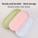 Bandolera de esterilización para salón de uñas de acero inoxidable y plástico - Soporte para pulverizador de alcohol directo, adecuado para herramientas de uñas, organizador de higiene portátil, uso en hogar y salón, diseño simple, compacto y portátil, f
