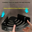 3 estantes de esquina para ducha de plástico negro, organizador de baño montado en la pared sin taladro para champú, jabón y más - diseño de 3 niveles ahorrador de espacio, ideal para cocina y baño, repisas para ducha