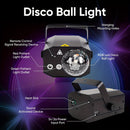 1pc Bola Mágica de Metal con Carcasa de Hierro, Luces Disco con Control Remoto DJ, para Clubes, Navidad, KTV y Decoración de Fiestas en Casa