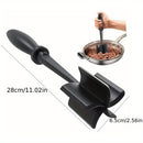 Rebanador de Carne de Silicona de Alta Calidad 1pz - Resistente al Calor hasta 430°F, Sin Olor, Libre de Bisfenol A, Utensilio de Cocina para Viaje en RV, Trituradora de Carne, Patatas y Hamburguesas - Herramienta de Mezcla Manual sin Electricidad