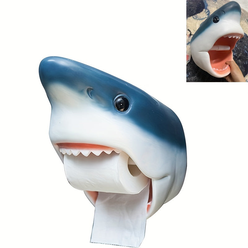 Soporte para Papel Higiénico de Resina con Forma de Animal Encantador - Impermeable, Accesorio de Baño Montado en la Pared para Decoración del Hogar