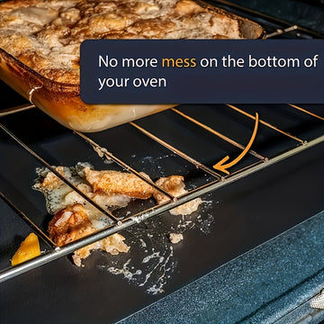 1 Alfombrilla Reutilizable para Horno - Forro Resistente al Calor para Tostadoras, Hornos de Gas y Eléctricas, Parrillas y Cocina al Aire Libre - Ideal para Barbacoas