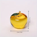 Adorno de manzana de cristal, centro de mesa de manzana roja, regalo de vacaciones para Navidad, Acción de Gracias, Año Nuevo, Día de San Valentín, Día de la Madre, decoración festiva.