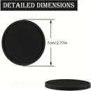 2pcs/4pcs Posavasos Creativos para Coche, Posavasos de Aislamiento Térmico de Moda para Coche