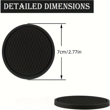 2pcs/4pcs Posavasos Creativos para Coche, Posavasos de Aislamiento Térmico de Moda para Coche