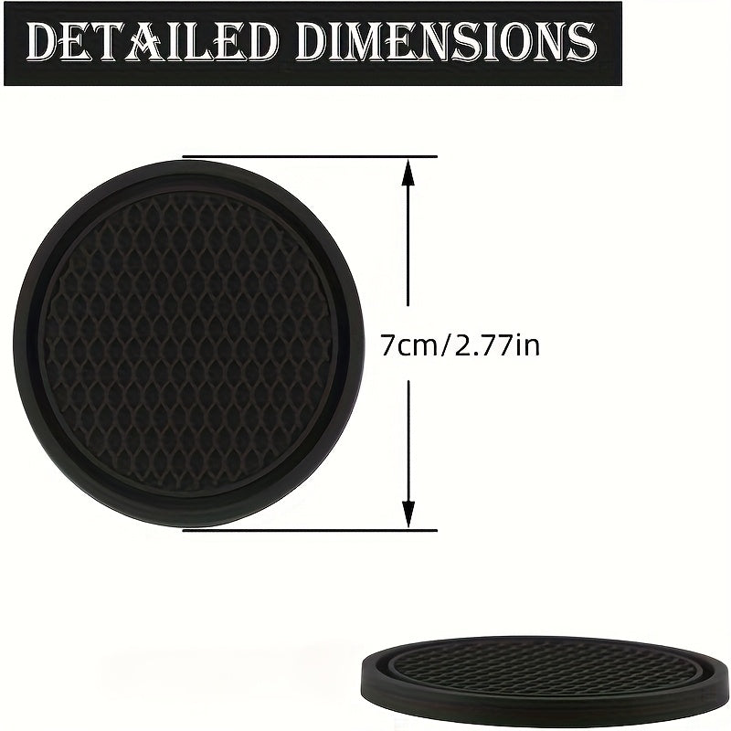 2pcs/4pcs Posavasos Creativos para Coche, Posavasos de Aislamiento Térmico de Moda para Coche