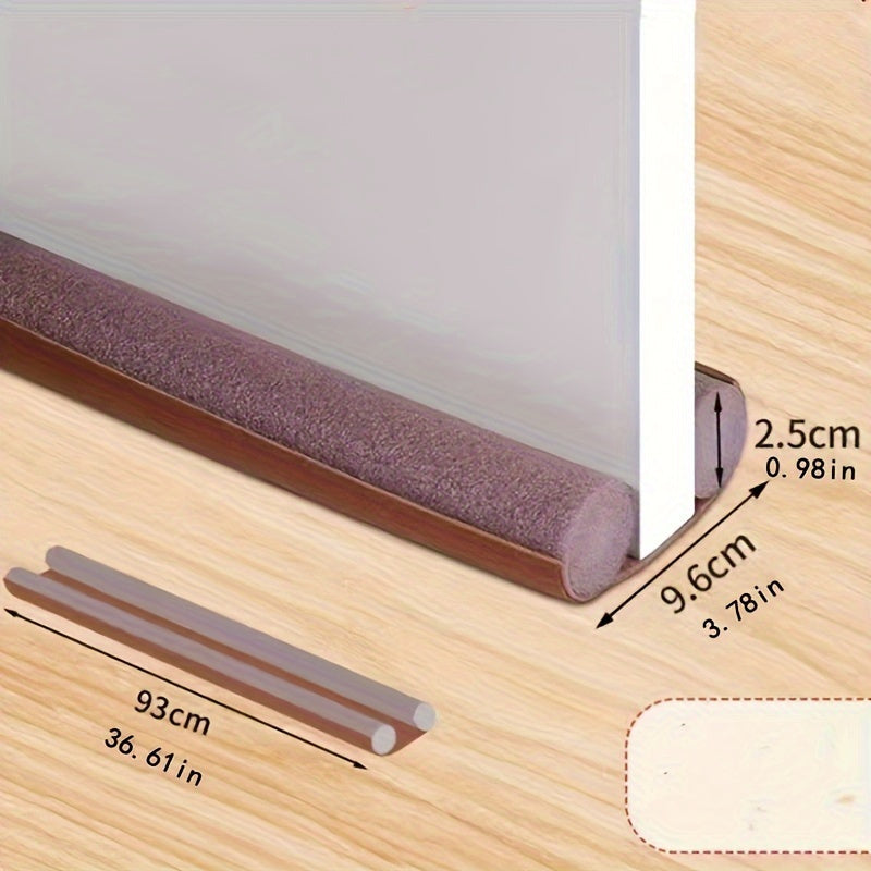 1pc de Tira de Sello Flexible No Adhesiva para la Parte Inferior de la Puerta, Protege las Puertas contra Arañazos y Daños.