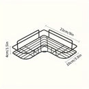 Estantería de Baño Colgante que Ahorra Espacio, Estante de Almacenamiento Colgante de Metal Duradero para Diversos Tipos de Habitaciones, Instalación Fácil, No Requiere Taladrar, Organizador Multipropósito, Organizadores y Almacenamiento de Baño