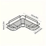 Estantería de Baño Colgante que Ahorra Espacio, Estante de Almacenamiento Colgante de Metal Duradero para Diversos Tipos de Habitaciones, Instalación Fácil, No Requiere Taladrar, Organizador Multipropósito, Organizadores y Almacenamiento de Baño