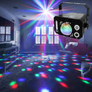 1 pza. Lámpara de bola mágica de 7 ojos USB, luces de bola de discoteca DJ, luces de fiesta LED RGB, luces de proyector de escenario con control remoto, aptas para Navidad, bodas, bares, salones de café y escaparates de tiendas.