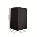 Funda para altavoz Hceng de lona negra resistente - Impermeable y antipolvo, múltiples especificaciones para sistemas de sonido de cine en casa y exteriores, tela Niu Jin, metal, calidad de sonido y larga duración