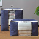 Bolsa grande de almacenamiento plástico transparente, 1 unidad, con asas reforzadas, cierres resistentes y ventana transparente, ideal para ropa de cama, edredones, ropa, organización de clóset, decoración de Halloween, regalo de Navidad y almacenamiento