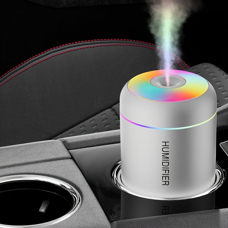 Difusor de aroma Humidificador de aire Purificador de aire para automóvil Humidificador USB Mini-Blanco