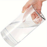 12 Piezas de Recipientes Herméticos Transparentes con Tapas - Contenedores Redondos Reutilizables para Alimentos, Conservación de Snacks, Galletas y Dulces, Lavado a Mano, Visibilidad Clara, Ideal para Despensa o Cocina