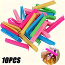 Clips de Plástico para Bolsas de Comida, Clips Reutilizables para Sellado y Accesorios de Almacenamiento en la Cocina