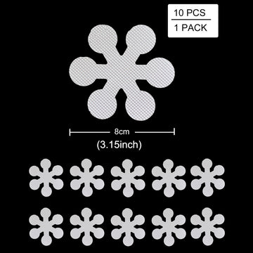 10 Uds pegatinas antideslizantes para bañera, pegatinas antideslizantes en forma de flor para baño, bañera, ducha, suelo, escaleras