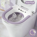 Conjunto de 2 piezas de bañeras para sentarse, artefacto para lavado de glúteos, lavabo libre para sentarse para el cuidado íntimo de las mujeres, lavabo de inodoro, lavabo para el cuidado de personas mayores