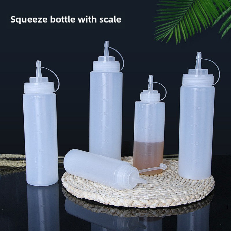 5 piezas de botellas de condimentos libres de BPA de PE, forma redonda, solo lavado a mano, ketchup, miel, aderezo para ensaladas, mostaza, botellas dispensadoras de mayonesa