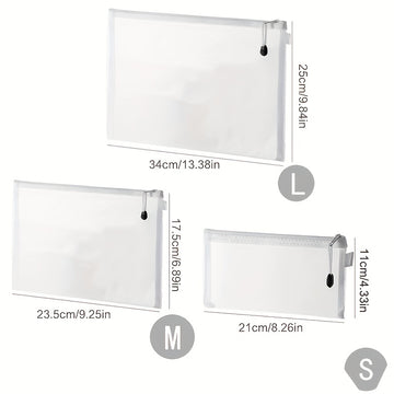 Bolsa de Malla de Plástico de Tamaño Extra Grande con Cremallera, Bolsa Resistente al Agua para Organizar Suministros Escolares y de Oficina, Bolsas para Rompecabezas y Juegos, Bolsa de Malla con Diseño Criptográfico para Suministros Escolares y Organiza