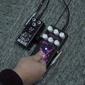 CAJA DE IR Guitarra Bajo Multiefectos 32 Opciones de Presets Disponibles Ajustes de Aplicación de Teléfono, Ecualizador de 9 Segmentos, Como Efector de Ecualizador Individual