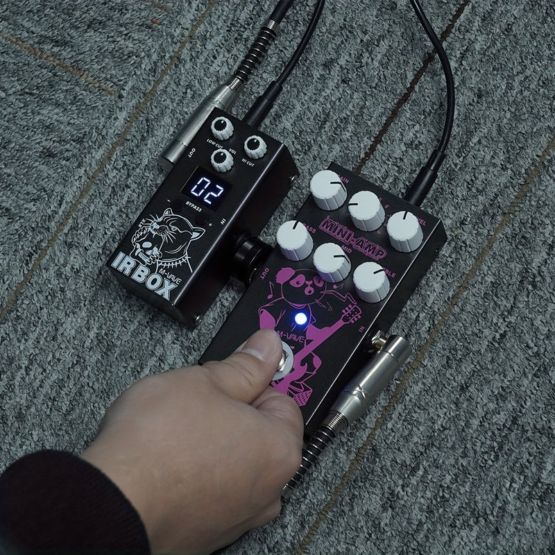 CAJA DE IR Guitarra Bajo Multiefectos 32 Opciones de Presets Disponibles Ajustes de Aplicación de Teléfono, Ecualizador de 9 Segmentos, Como Efector de Ecualizador Individual