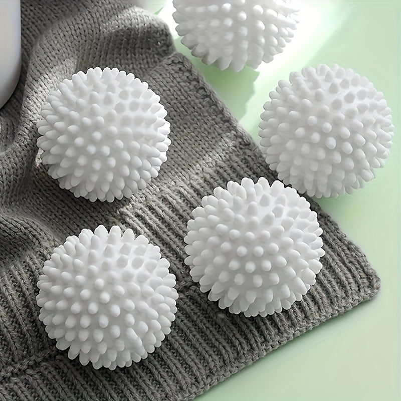Conjunto de 4 bolas de lavandería reutilizables - Elimina pelo, suaviza la ropa, previene el enredamiento, reduce las arrugas, no se necesita electricidad.