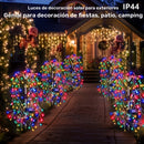 Luces de Fuegos Artificiales con Energía Solar - 1 pieza, 8 Modos, Duraderas, Ideales para Patio, Jardín, Camino, Fiesta, Camping, Picnic, Navidad, Ramadán, Halloween, Decoraciones de Acción de Gracias, Luz Solar para Césped