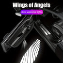 Sensor de puerta de coche con alas de ángel, ajuste universal, con luces de bienvenida para coche