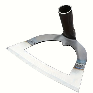 Azada Pesada de Acero al Manganeso - Herramienta Profesional para Jardinería con Borde Afilado, Mango Ergonómico de Madera y Diseño Duradero para Deshierbe Eficiente y Suelto del Suelo (Palo No Incluido), Equipo Agrícola y Doméstico