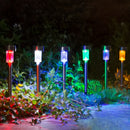 10 luces LED solares, luces solares para exteriores de acero inoxidable, luces decorativas solares para jardín, ideales para patio, césped, camino, terraza, entrada y jardín, fiestas, decoración de pasillos en jardín, luces decorativas navideñas. La mejo