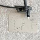 Adaptador Ethernet Starlink para Red Externa Cableada, Adaptador Ethernet Starlink para V2 Gen2, Adaptador Ethernet Starlink para Internet Satelital V2 con Placa Rectangular, Conexión Estable