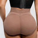 Bragas moldeadoras de cintura alta para mujer, con efecto levanta glúteos y reductor de abdomen, mezcla de 48% elastano/52% nailon, ropa interior sin costuras para estómago plano y adelgazamiento de muslos, solo lavado a mano
