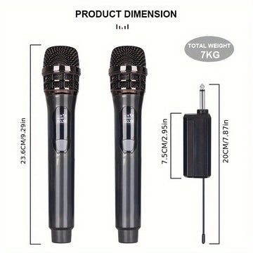 Sistema de micrófono inalámbrico profesional NXG, anti-retroalimentación, cancelación de ruido, para escenario, KTV en casa, presentaciones, conferencias, actuaciones – Tipo-C USB, doble alimentación por batería/USB, ≤36V, batería de litio recargable 186